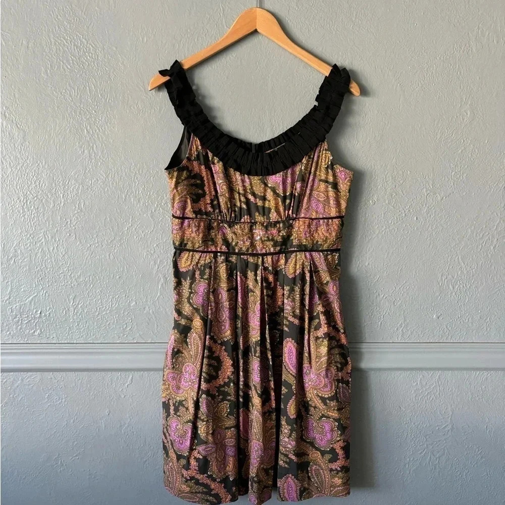 London Times,dress, paisley, floral, size 10